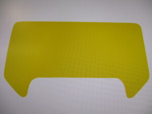 Sticker koplampspoiler - Donkergeel - model '84-'85, Rood