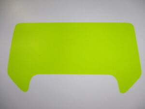 Sticker koplampspoiler - Geel - model '88-'89, NH1 Black