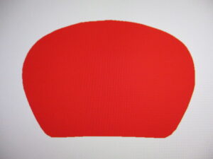 Sticker koplampspoiler - Rood - model Paris-Dakar - Afbeelding 2