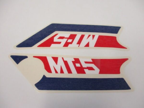 Stickerset zijkap - "MT-5" Rood/blauw/wit - model '81-'83, NH24 Ceramic White