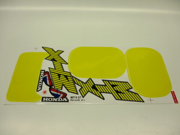 Stickerset compleet - Geel/zwart - Afbeelding 2