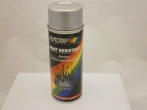 Spuitbus Lak, hittebestendig – Motip – 400ml – Zilver, mat (04032)