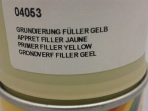 Spuitbus Lak, primer – Motip – 500ml – Beige geel, mat (04053)