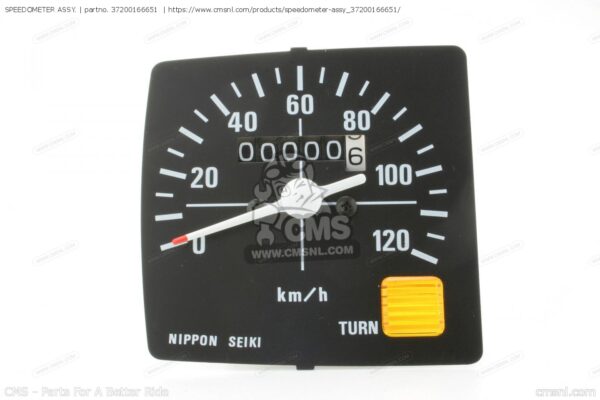 Kilometerteller – tot 120 km/u (origineel)