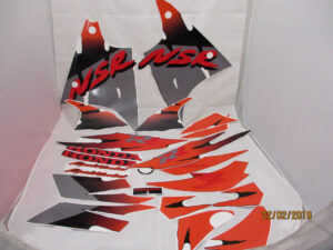 Stickerset compleet - Zwart/oranje "Tiger" - Afbeelding 4