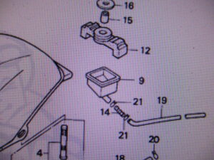 Benzinetank, overloopbakje incl. slang - Afbeelding 2