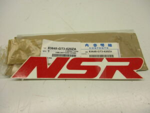 Sticker zijkap - Rood