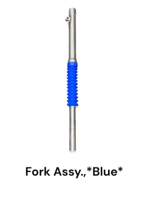Voorvorkpoot compleet incl. rubber Blauw