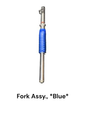 Voorvorkpoot compleet incl. rubber Blauw