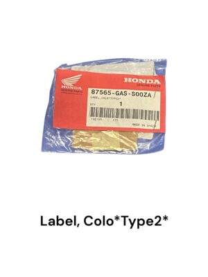 Sticker kleurlabel - Type 2