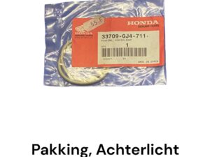 Achterlicht, pakking