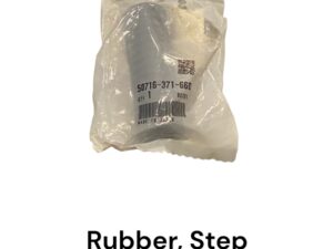 Voetsteun passagier, rubber