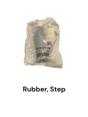 Voetsteun passagier, rubber