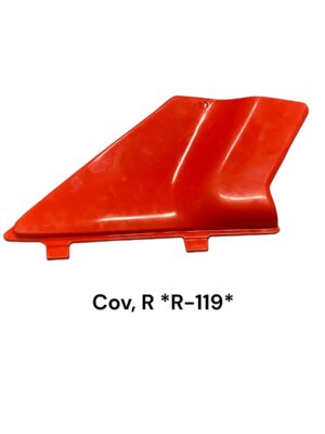 Zijkap rechts - Kleur: Flash Red (R119)