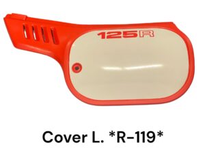 Zijkap links - Kleur: Flash Red (R119)