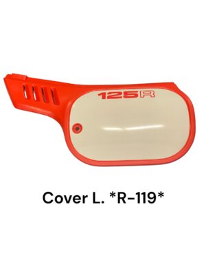 Zijkap links - Kleur: Flash Red (R119)