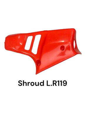 Zijkap links - Kleur: Flash Red (R119)