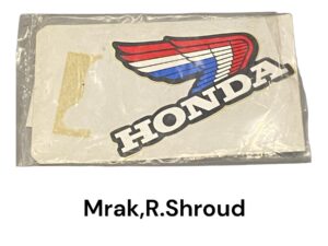 Sticker rechts - "HONDA" + Wing