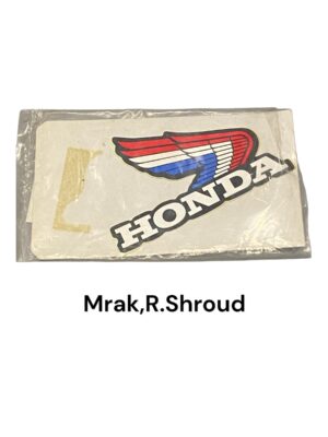 Sticker rechts - "HONDA" + Wing