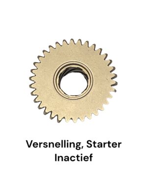 Startmechanisme, tandwiel