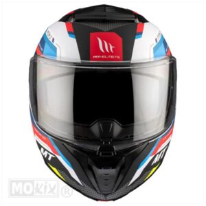 HELM ATOM 2 SV BAST MAT BLAUW/ROOD (Maat XL) - Afbeelding 3