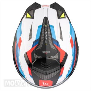 HELM ATOM 2 SV BAST MAT BLAUW/ROOD (Maat XL) - Afbeelding 4