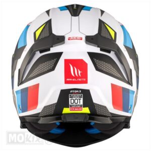 HELM ATOM 2 SV BAST MAT BLAUW/ROOD (Maat XL) - Afbeelding 5