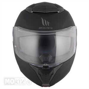 HELM ATOM 2 SV SOLID MAT ZWART (Maat S) - Afbeelding 4