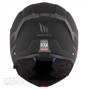 HELM ATOM 2 SV SOLID MAT ZWART (Maat S) - Afbeelding 6
