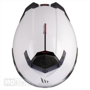 HELM ATOM 2 SV SOLID GLOSS WIT (Maat XXL) - Afbeelding 5