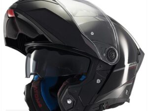 HELM ATOM 2 SV SOLID GLOSS ZWART (Maat XL)
