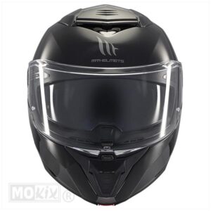 HELM ATOM 2 SV SOLID GLOSS ZWART (Maat S) - Afbeelding 3