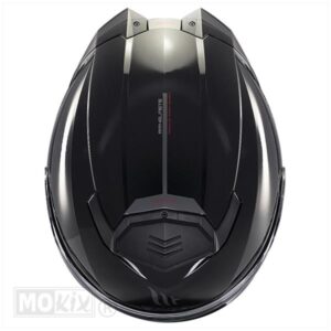 HELM ATOM 2 SV SOLID GLOSS ZWART (Maat S) - Afbeelding 4
