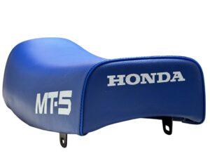 Buddy/Zadel - model 1984/1985 - Blauw + wit "MT-5"