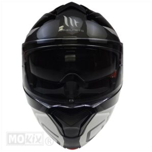 HELM GENESIS SV SYSTEEM ATEMPO ZWART/GRIJS (Maat XL) - Afbeelding 5