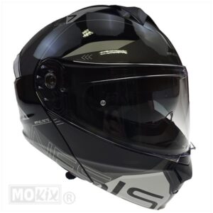 HELM GENESIS SV SYSTEEM ATEMPO ZWART/GRIJS (Maat XL) - Afbeelding 4