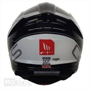 HELM GENESIS SV SYSTEEM ATEMPO ZWART/GRIJS (Maat XL) - Afbeelding 6