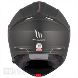 HELM GENESIS SV SYSTEEM SOLID MAT ZWART (Maat S) - Afbeelding 4