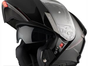 HELM GENESIS SV SYSTEEM SOLID GLOSS ZWART (Maat XXL)