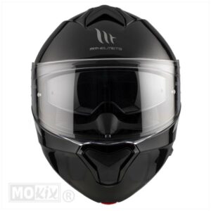 HELM GENESIS SV SYSTEEM SOLID GLOSS ZWART (Maat S) - Afbeelding 3
