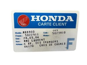 Zeer mooie volledig originele Honda MBX80 HC04 - Afbeelding 3