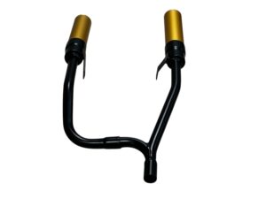 Dubbele einddemper / Double Silcencer Gold / black Honda MT5 AD01 - MT8 HD02 - Afbeelding 4