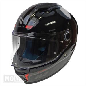 HELM STINGER 2_SOLID GLOSS ZWART (Maat L)