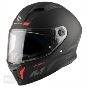 HELM STINGER 2_SOLID MAT ZWART (Maat M)