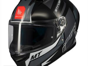 HELM STINGER 2_TRON ZWART/GRIJS (Maat XL)