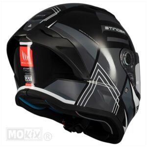 HELM STINGER 2_TRON ZWART/GRIJS (Maat L) - Afbeelding 6