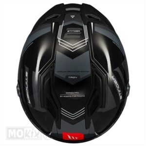 HELM STINGER 2_TRON ZWART/GRIJS (Maat L) - Afbeelding 8