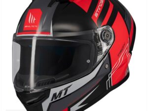 HELM STINGER 2_TRON ZWART/ROOD (Maat XL)