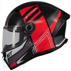 HELM STINGER 2_TRON ZWART/ROOD (Maat M) - Afbeelding 3