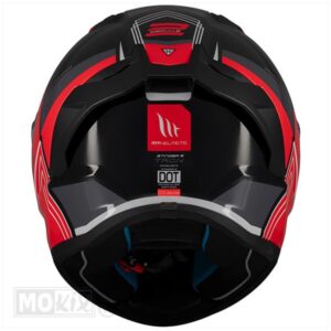 HELM STINGER 2_TRON ZWART/ROOD (Maat M) - Afbeelding 6